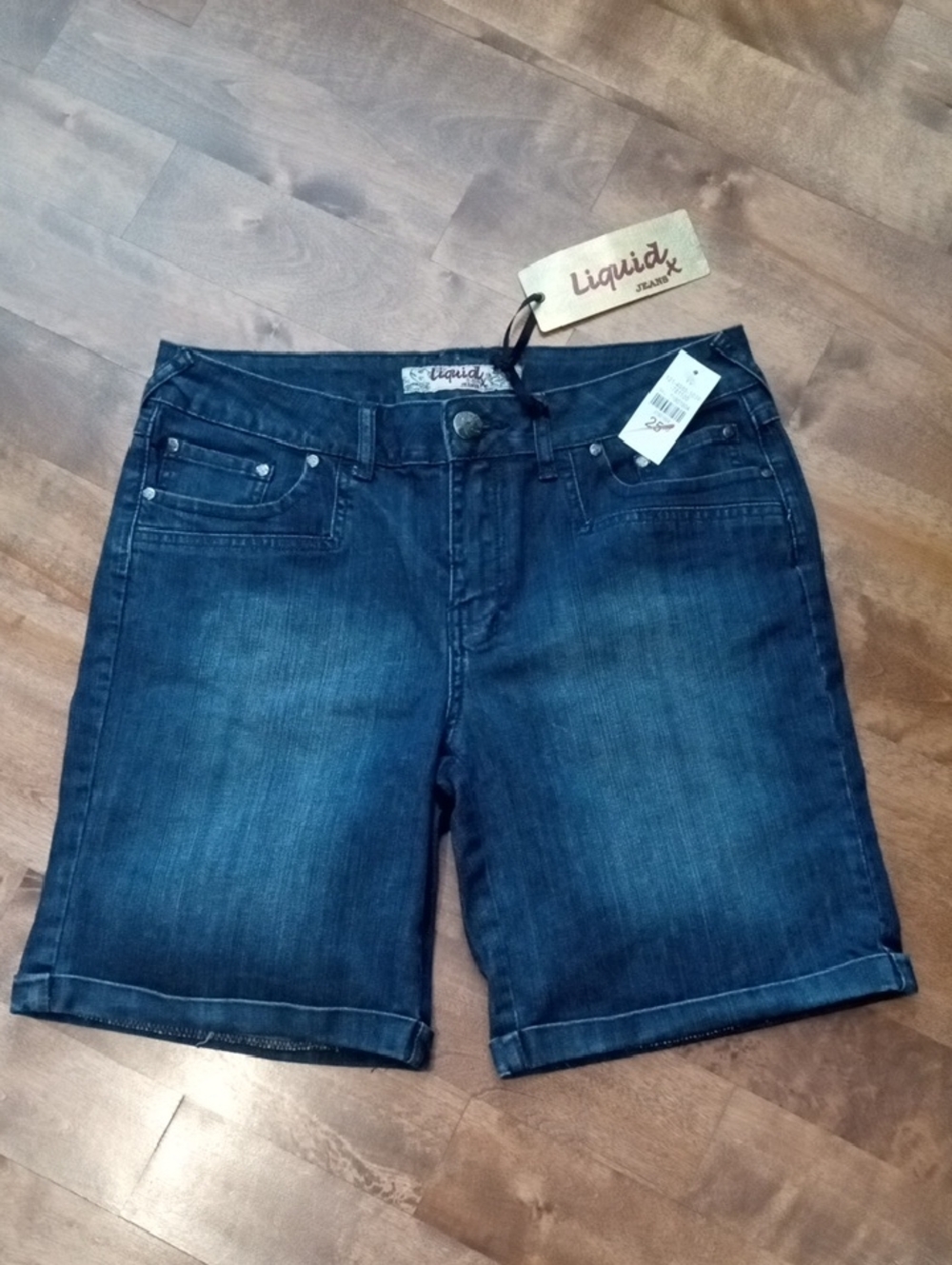 Liquid X Denim Bermuda Shorts